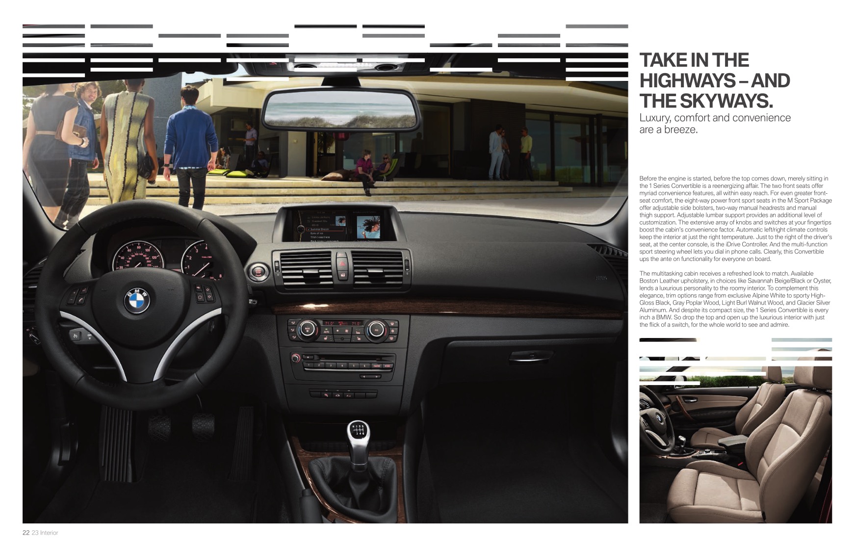 2012 BMW 1-Series Convertible Brochure Page 9
